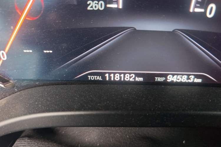 Used BMW X3 2018 xDrive30i Luxury Model M Sport Package China V Odometer Close Up