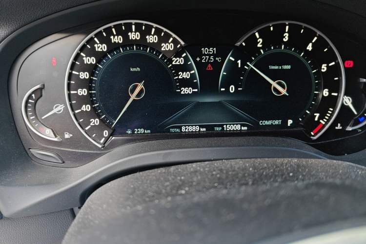 Used BMW X3 2018 xDrive25i M Sport Package China V Odometer Close Up