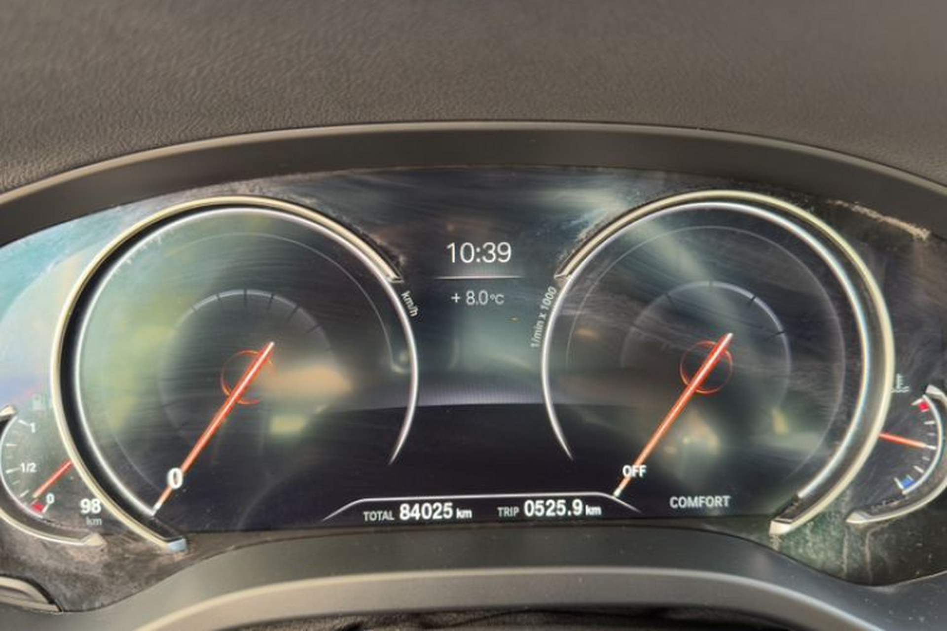 Used BMW X3 2018 xDrive30i Luxury Model M Sport Package China V Odometer Close Up