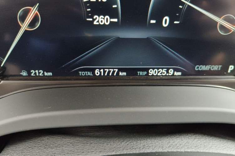 Used BMW X3 2018 xDrive25i M Sport Package China VI Odometer Close Up