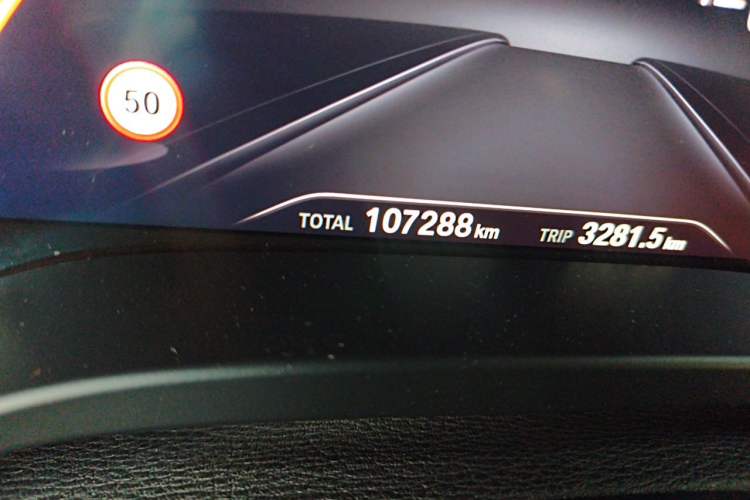 Used BMW X3 2018 xDrive30i Luxury Edition M Sport Package China VI Odometer Close Up