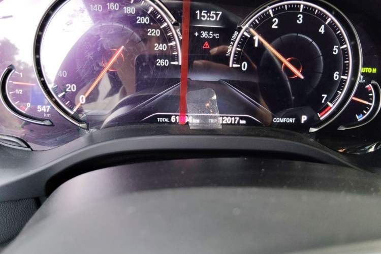 Used BMW X3 2018 xDrive25i M Sport Package China V Odometer Close Up