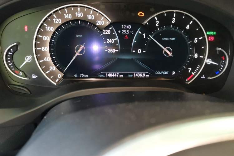 Used BMW X3 2018 xDrive25i M Sport Package China V Odometer Close Up