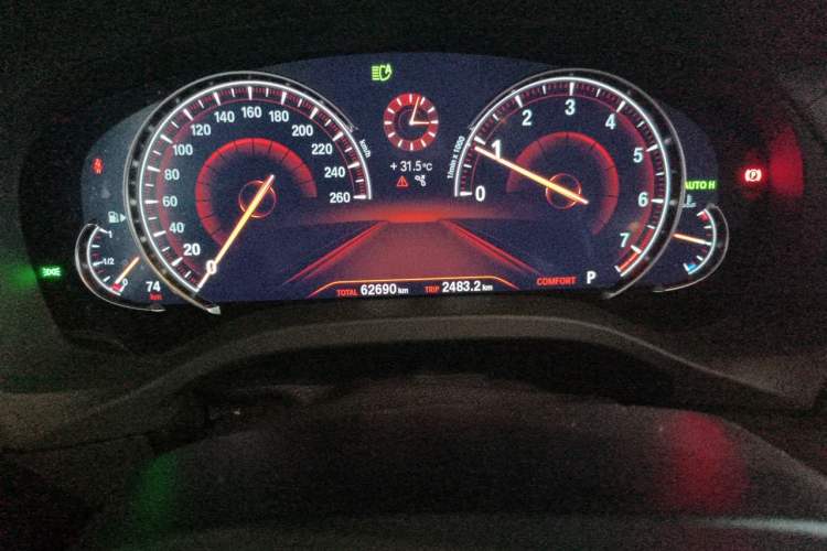 Used BMW X3 2018 xDrive28i M Sport Package China VI Odometer Close Up