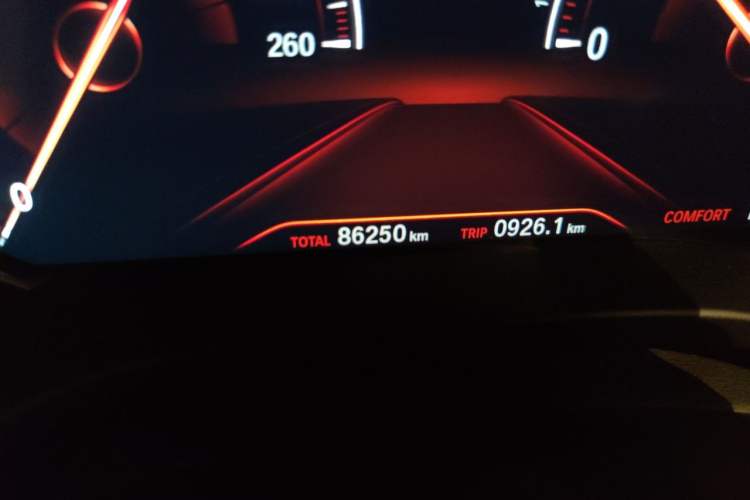 Used BMW X3 2018 xDrive30i Luxury Edition M Sport Package China VI Odometer Close Up