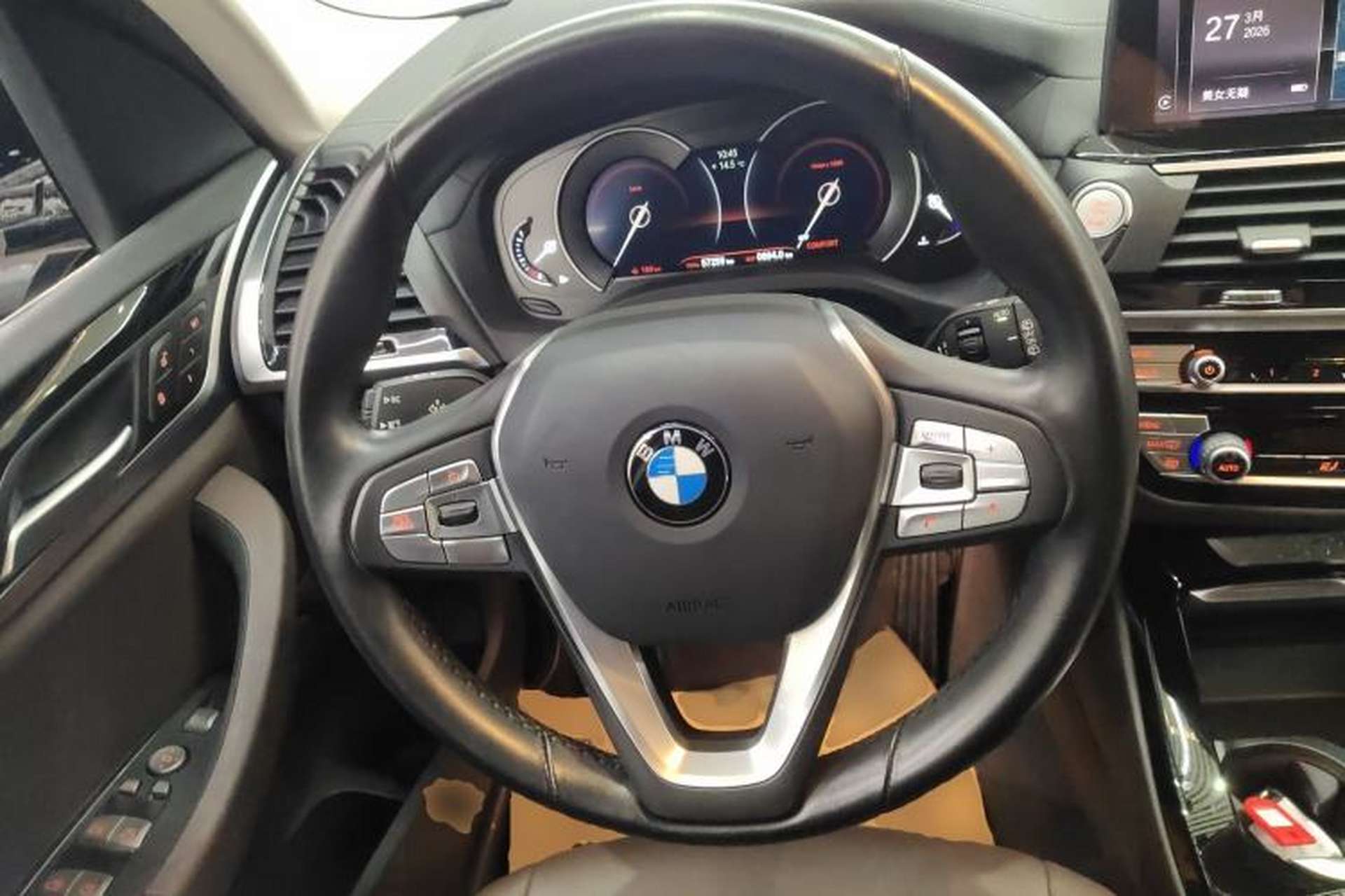 Used BMW X3 2018 xDrive25i Luxury Package China VI Emission Standard Steering Wheel