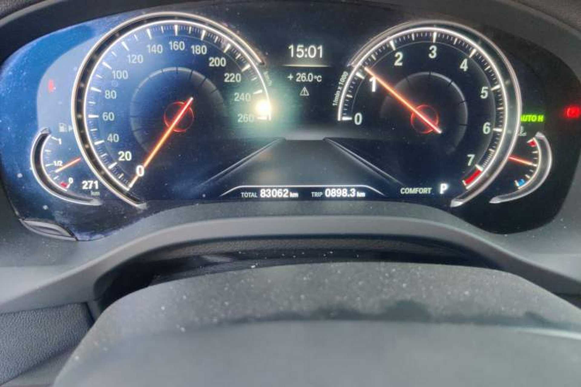 Used BMW X3 2018 xDrive28i M Sport Package China V Emission Standard Odometer Close Up