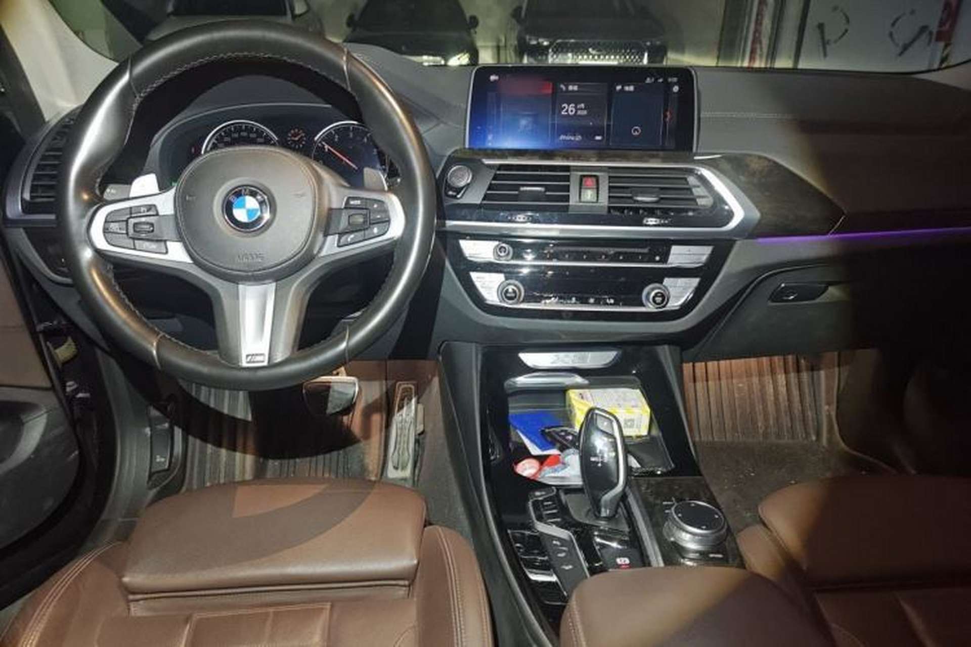 Used BMW X3 2019 xDrive30i Leading Model M Sport Package Center Console