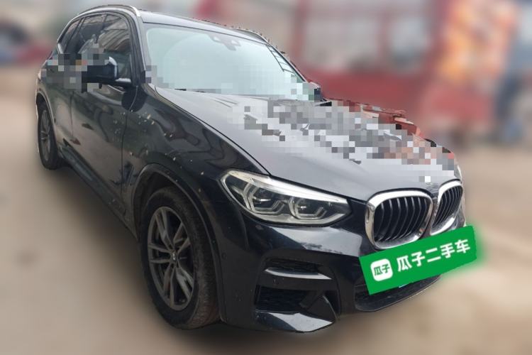 Used BMW X3 2019 xDrive25i M Sport Package Front Right 45 Deg
