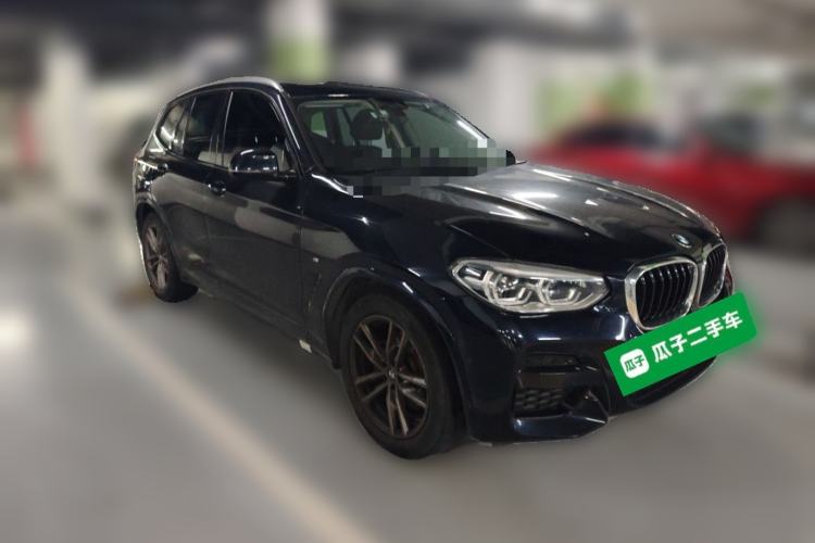 Used BMW X3 2019 xDrive25i M Sport Package Front Right 45 Deg