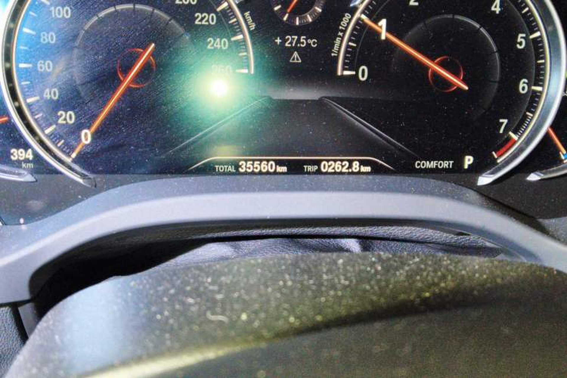 Used BMW X3 2019 xDrive28i M Sport Package Odometer Close Up