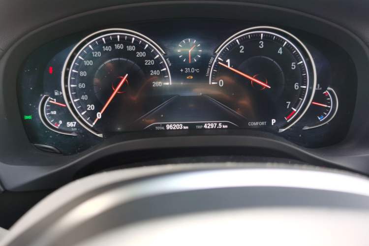 Used BMW X3 2019 xDrive28i M Sport Package Odometer Close Up