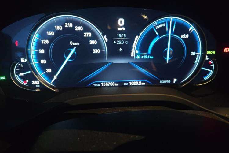 Used BMW X3 2019 xDrive28i Luxury Package Odometer Close Up