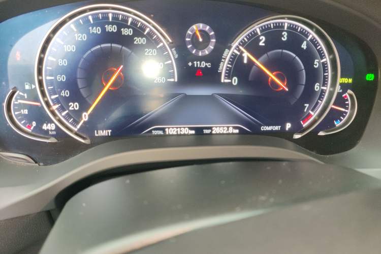 Used BMW X3 2019 xDrive28i M Sport Package Odometer Close Up