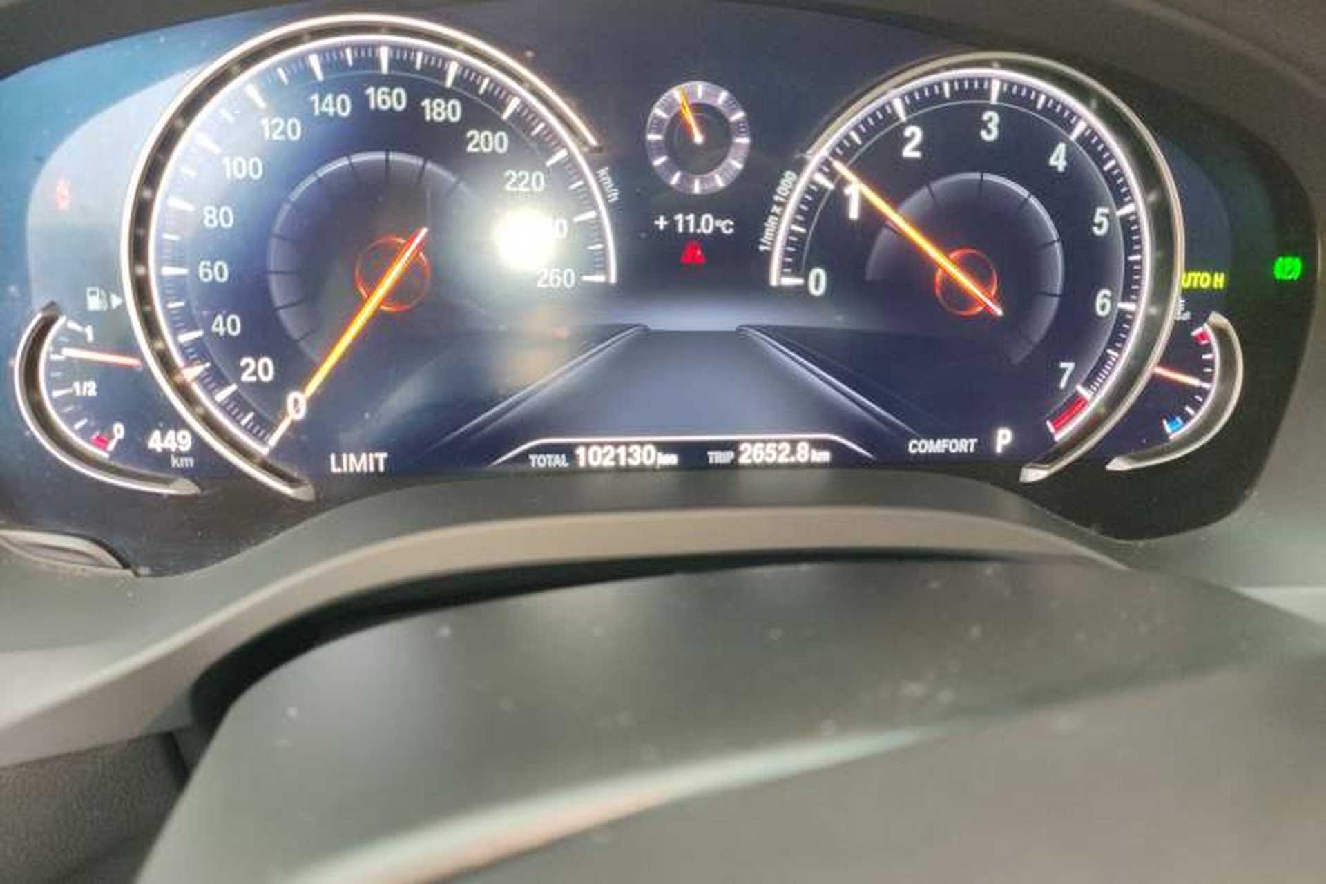 Used BMW X3 2019 xDrive28i M Sport Package Odometer Close Up