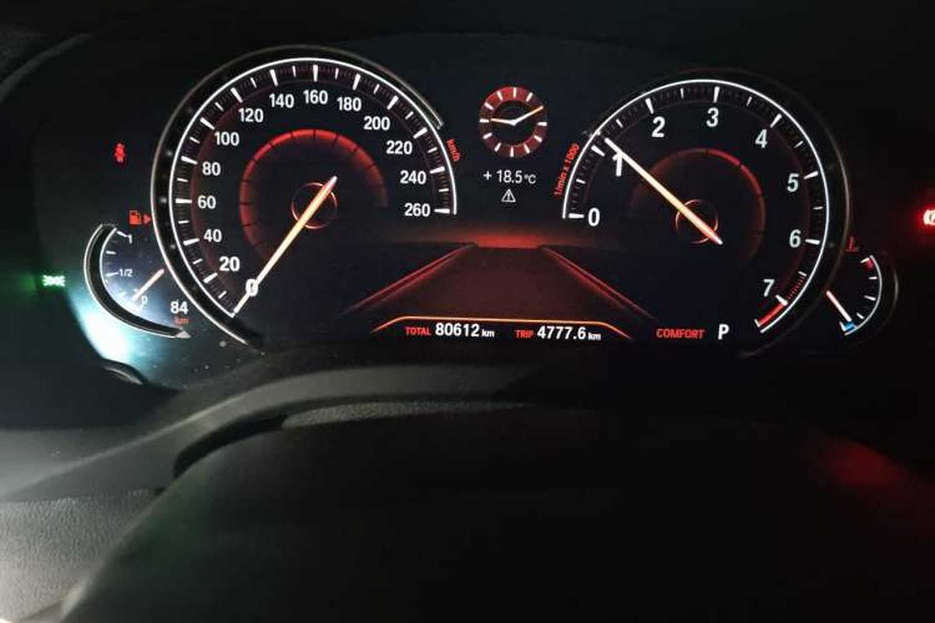 Used BMW X3 2019 xDrive30i Leading Model M Sport Package Odometer Close Up