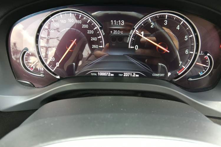 Used BMW X3 2019 xDrive28i M Sport Package Odometer Close Up
