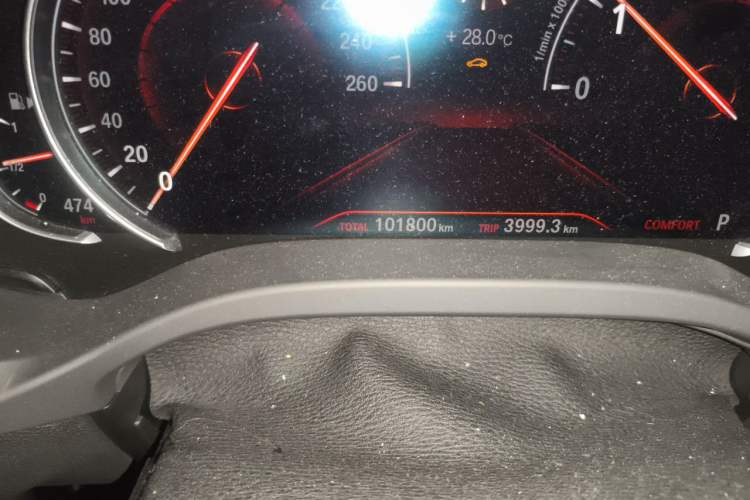 Used BMW X3 2019 xDrive28i M Sport Package Odometer Close Up