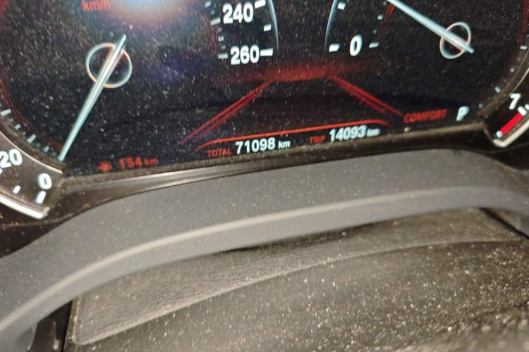 Used BMW X3 2019 xDrive25i M Sport Package Odometer Close Up