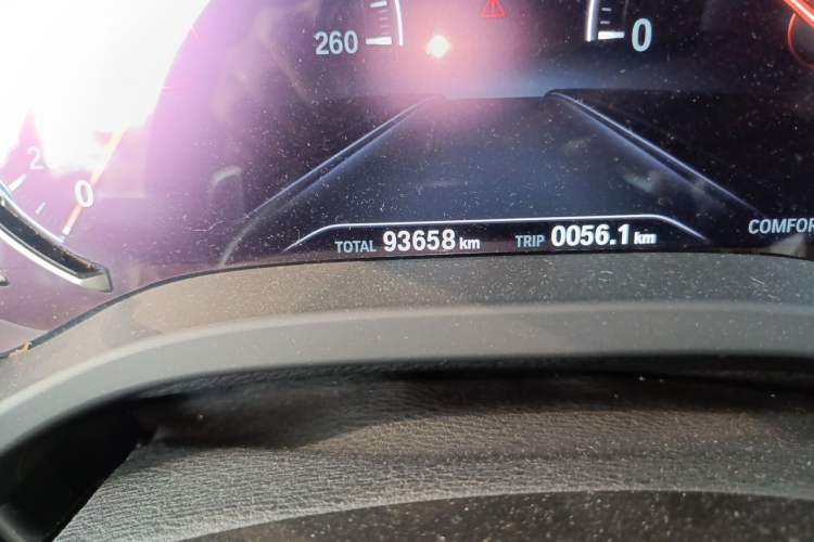 Used BMW X3 2019 xDrive28i M Sport Package Odometer Close Up