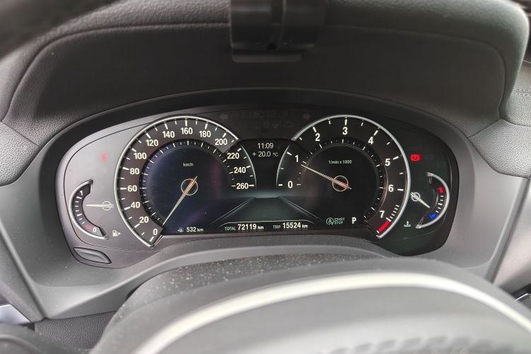 Used BMW X3 2019 xDrive25i M Sport Package Odometer Close Up
