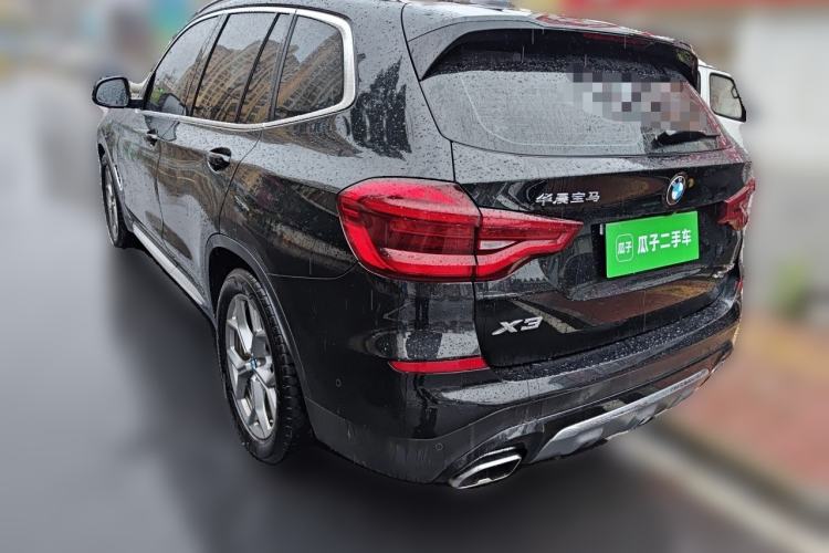 Used BMW X3 2019 xDrive28i Luxury Package Rear Left 45 Deg