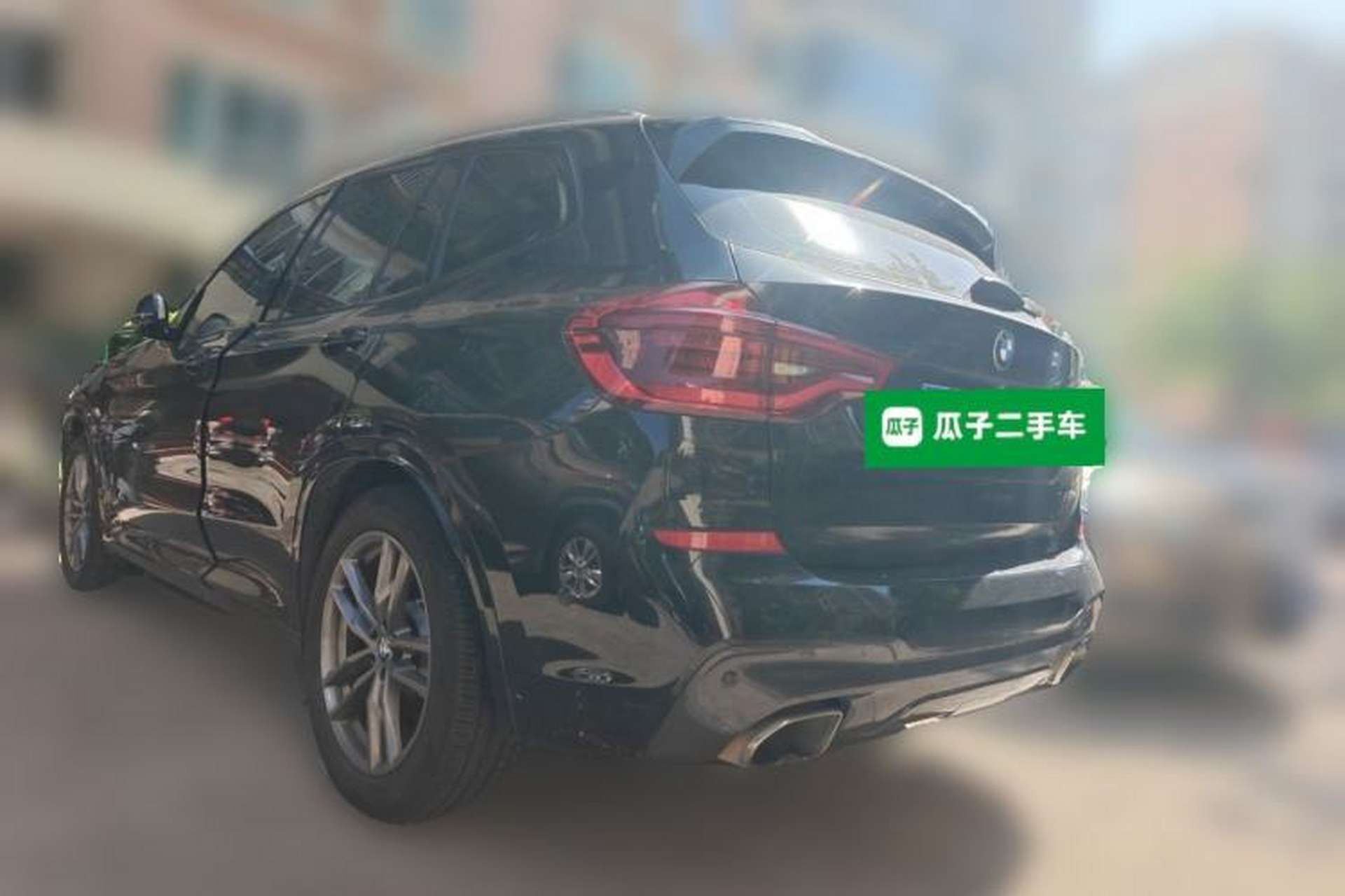 Used BMW X3 2019 xDrive25i M Sport Package Rear Left 45 Deg