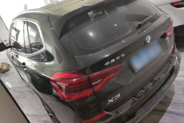 Used BMW X3 2019 xDrive30i Luxury Model with M Sport Package Rear Left 45 Deg