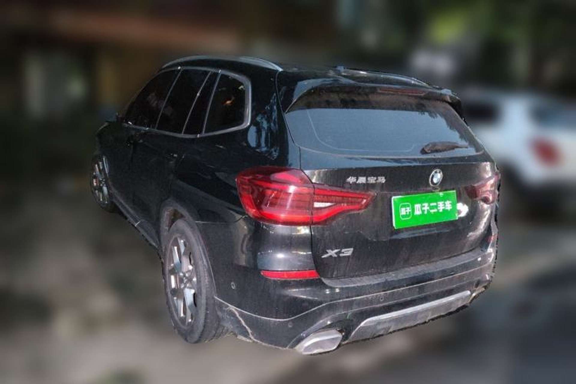 Used BMW X3 2019 xDrive28i Luxury Package Rear Left 45 Deg