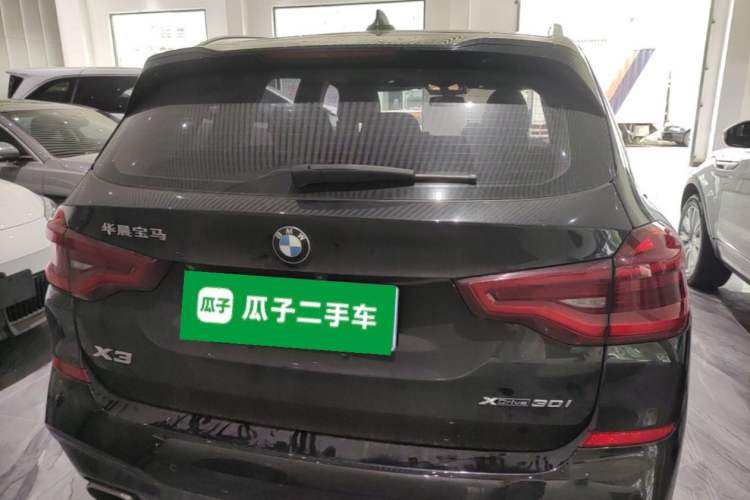 Used BMW X3 2019 xDrive30i Luxury Model with M Sport Package Rear