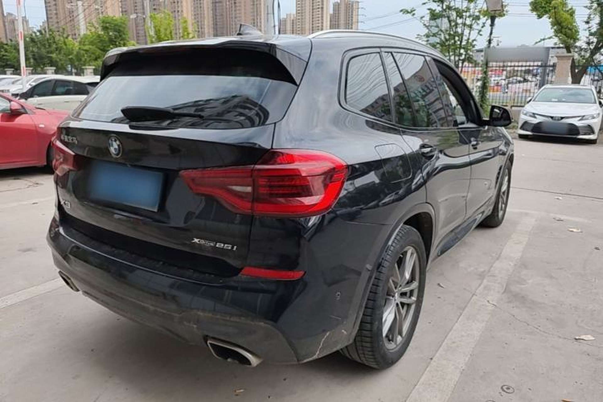 Used BMW X3 2019 xDrive25i M Sport Package Rear Right 45 Deg
