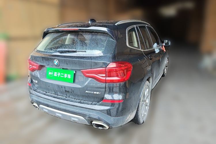 Used BMW X3 2019 xDrive25i Luxury Package Rear Right 45 Deg