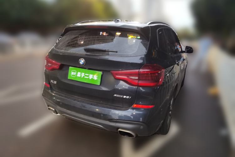 Used BMW X3 2019 xDrive30i Leading Model M Sport Package Rear Right 45 Deg