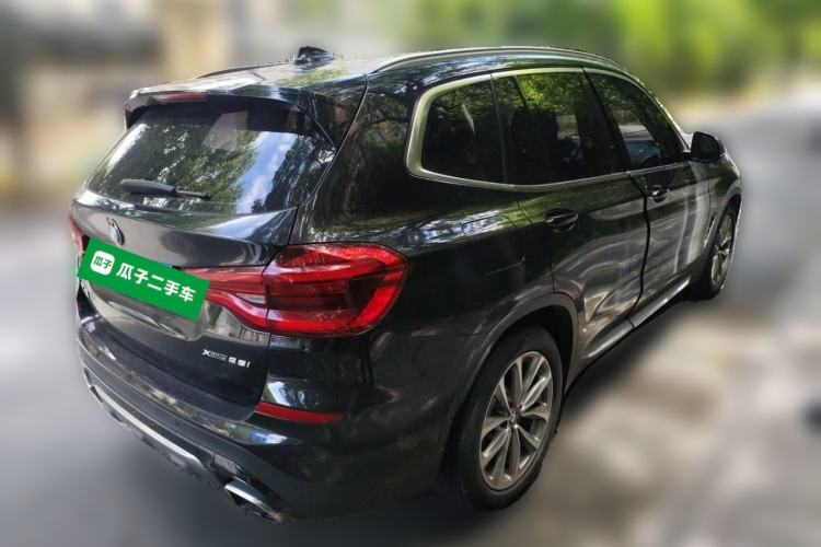Used BMW X3 2019 xDrive25i Luxury Package Rear Right 45 Deg