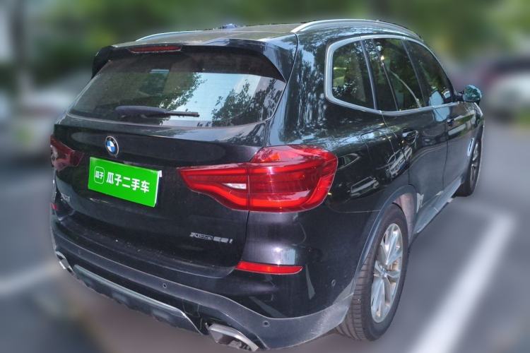 Used BMW X3 2019 xDrive25i Luxury Package Rear Right 45 Deg
