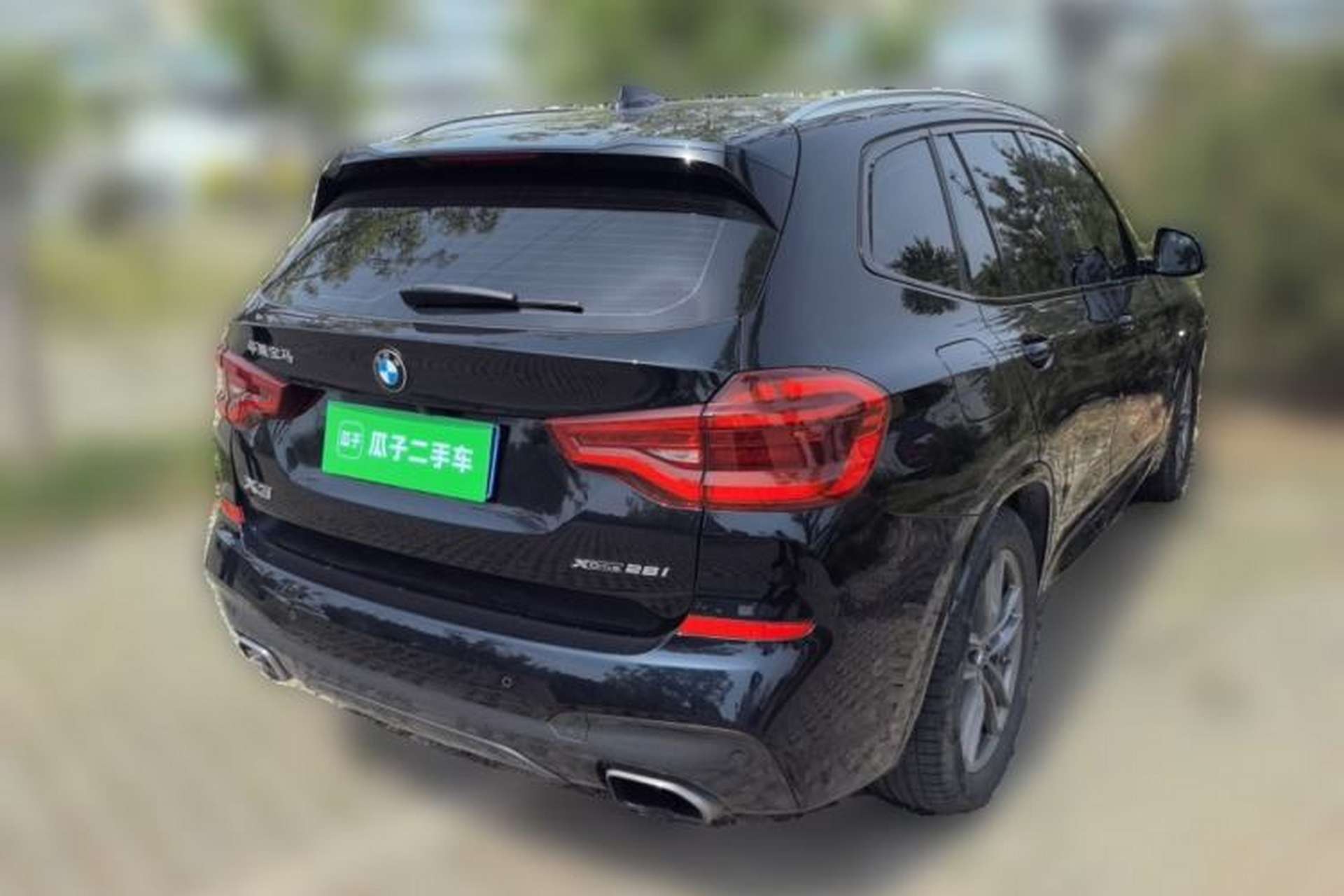 Used BMW X3 2019 xDrive28i M Sport Package Rear Right 45 Deg