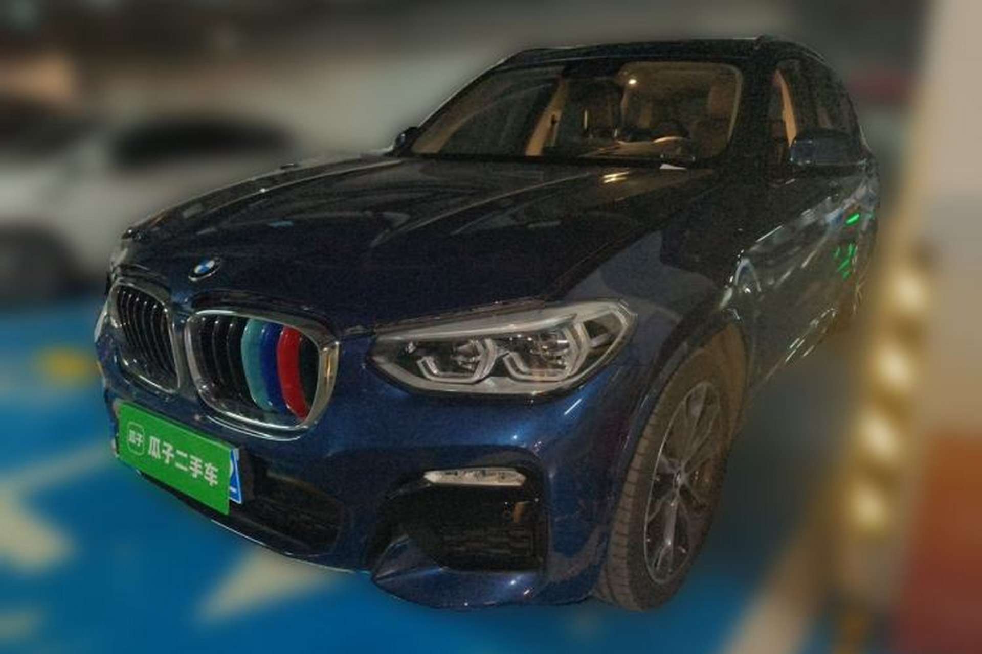 Used BMW X3 2019 xDrive30i Luxury Model with M Sport Package Front Left 45 Deg