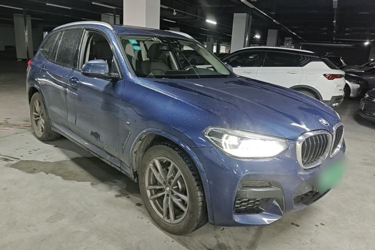 Used BMW X3 2019 xDrive25i M Sport Package Front Right 45 Deg