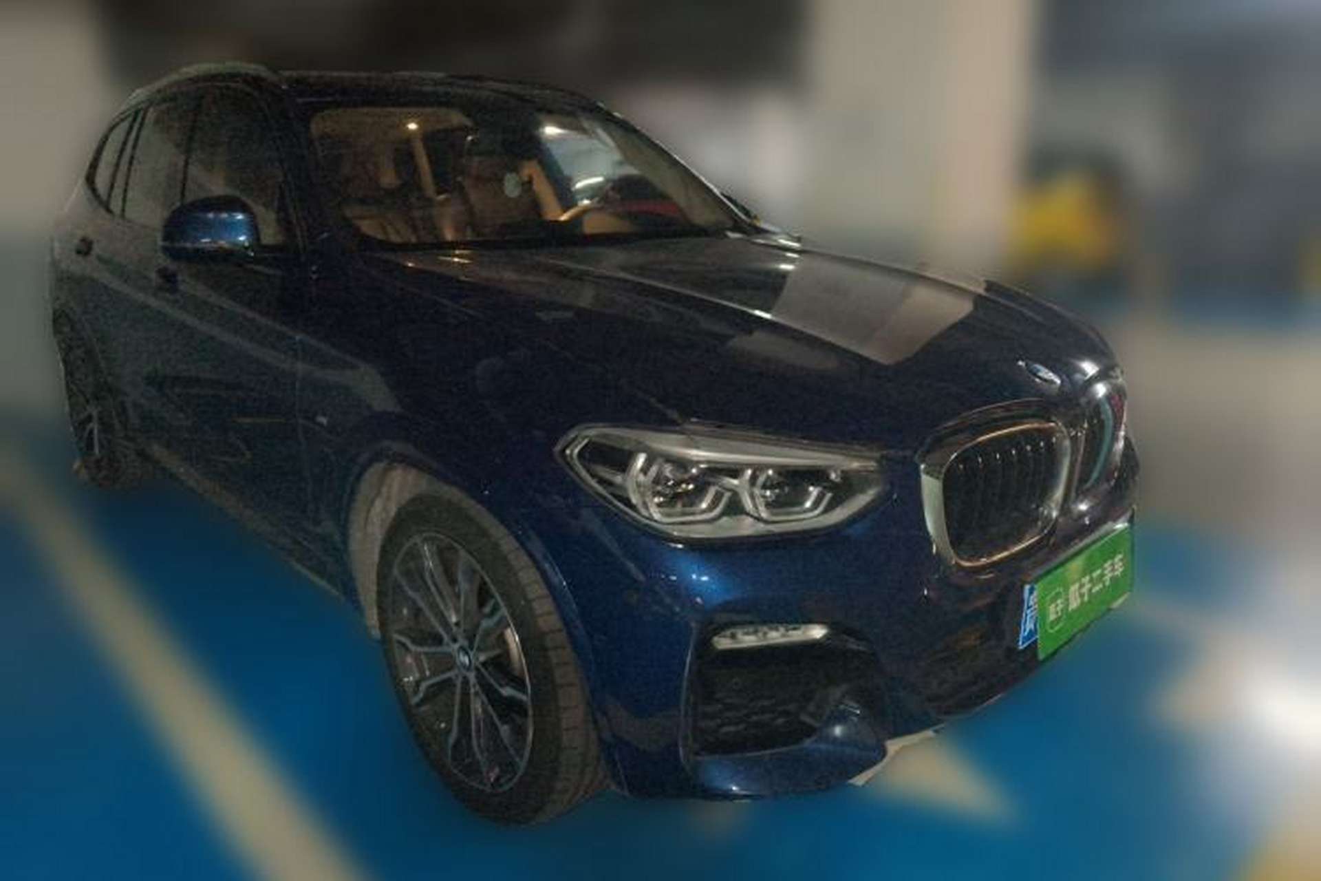 Used BMW X3 2019 xDrive30i Luxury Model with M Sport Package Front Right 45 Deg