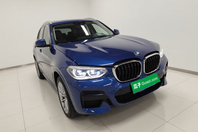 Used BMW X3 2019 xDrive25i M Sport Package Front Right 45 Deg