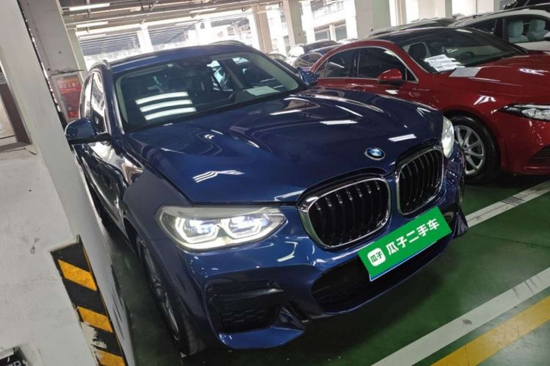 Used BMW X3 2019 xDrive25i M Sport Package Front Right 45 Deg