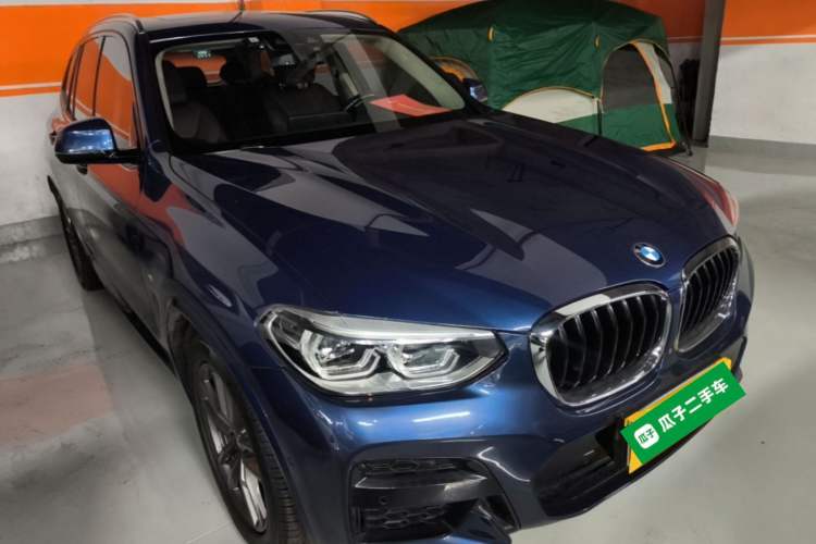 Used BMW X3 2019 xDrive28i M Sport Package Front Right 45 Deg