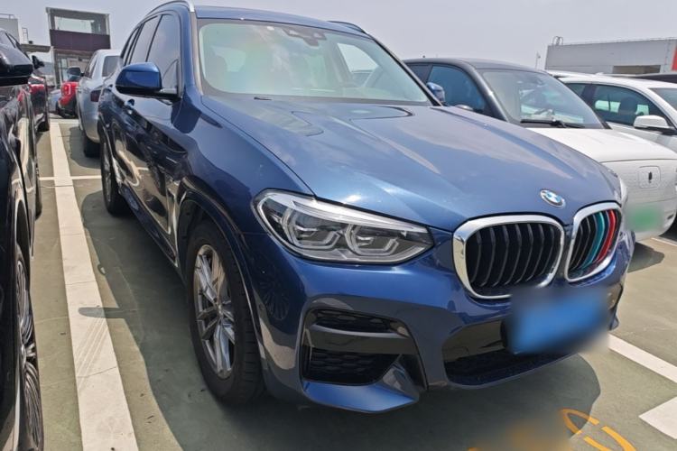 Used BMW X3 2019 xDrive25i M Sport Package Front Right 45 Deg