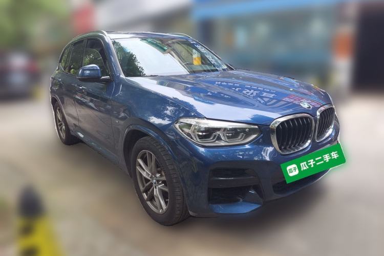 Used BMW X3 2019 xDrive25i M Sport Package Front Right 45 Deg