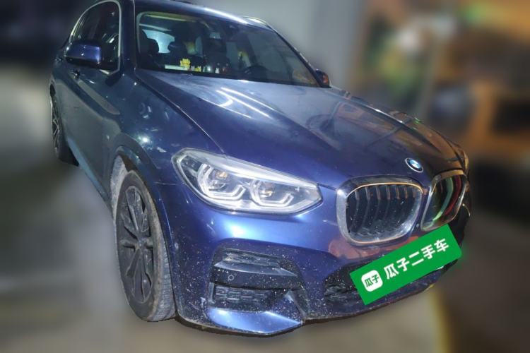 Used BMW X3 2019 xDrive30i Luxury Model with M Sport Package Front Right 45 Deg