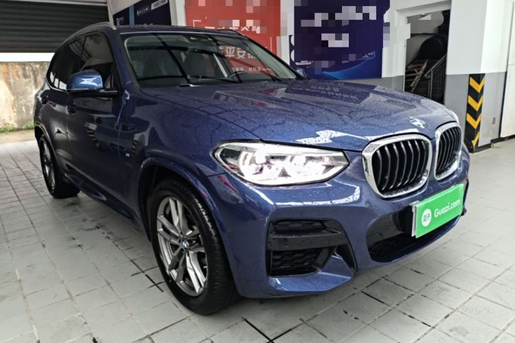 Used BMW X3 2019 xDrive28i M Sport Package Front Right 45 Deg