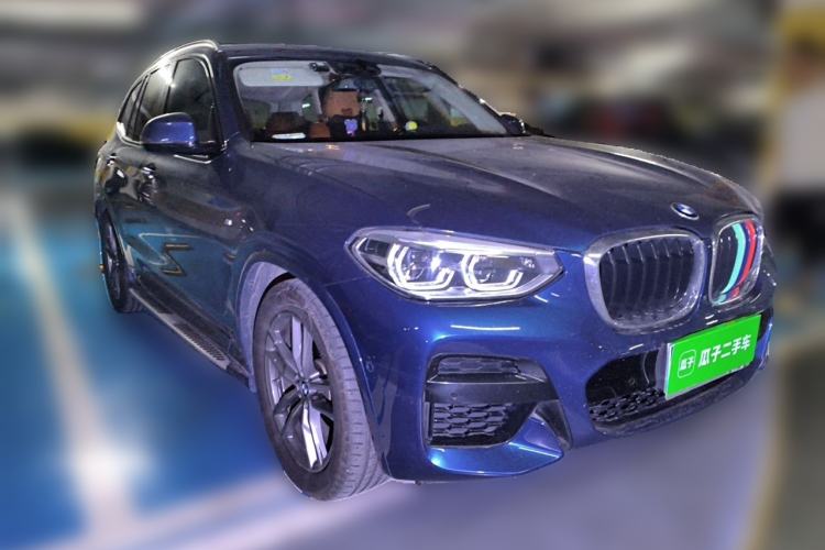 Used BMW X3 2019 xDrive28i M Sport Package Front Right 45 Deg