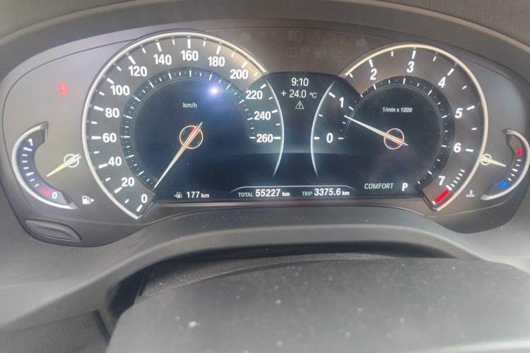 Used BMW X3 2019 xDrive25i M Sport Package Odometer Close Up