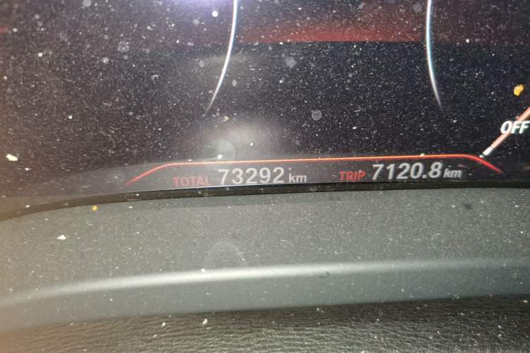 Used BMW X3 2019 xDrive30i Leading Model M Sport Package Odometer Close Up