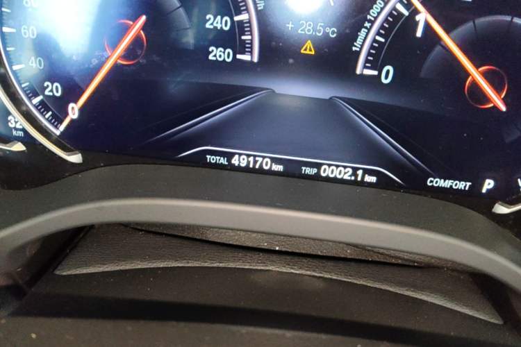 Used BMW X3 2019 xDrive28i M Sport Package Odometer Close Up